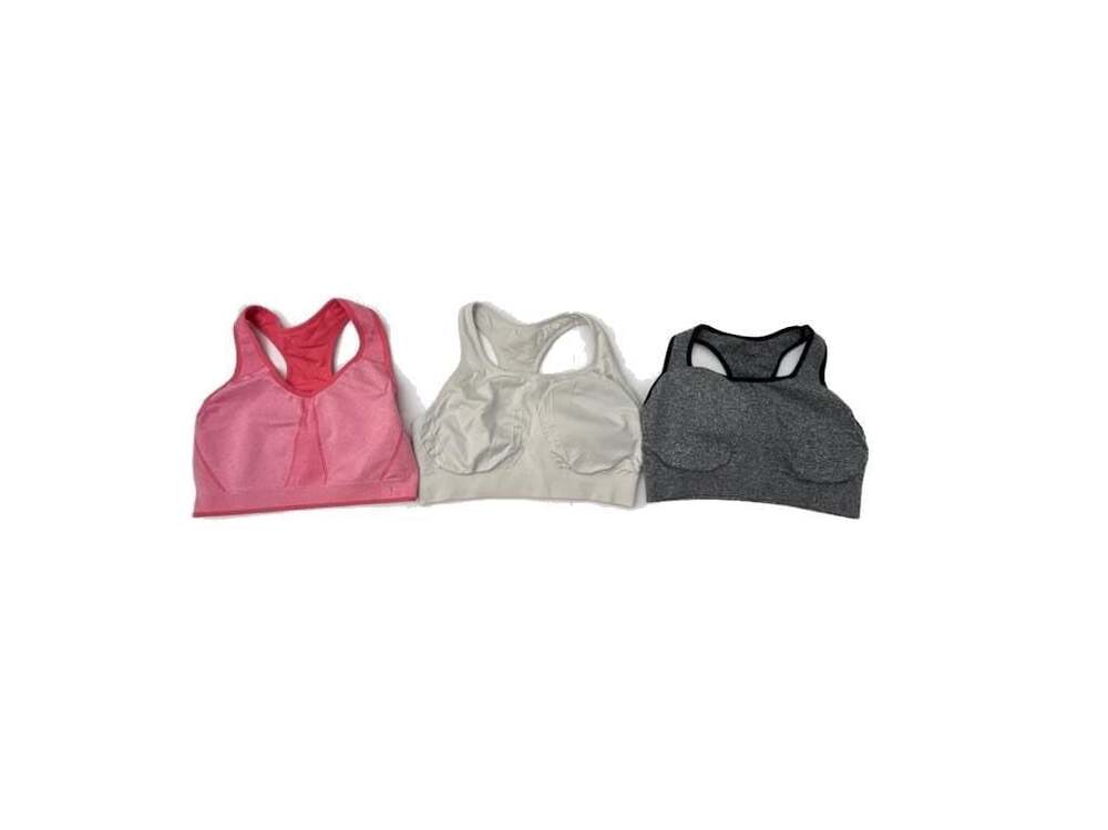 Sport Women's Seamless Racerback Sports Bra, 3-Pack : ,
